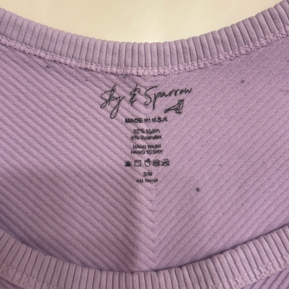 Sky & Sparrow Purple Tank Top - Picture 2 of 2